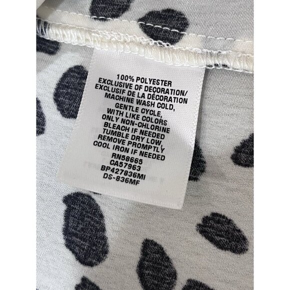 BP Camisole Tank Top Womens Medium Ivory And Black Adjustable Strap - Picture 6 of 7